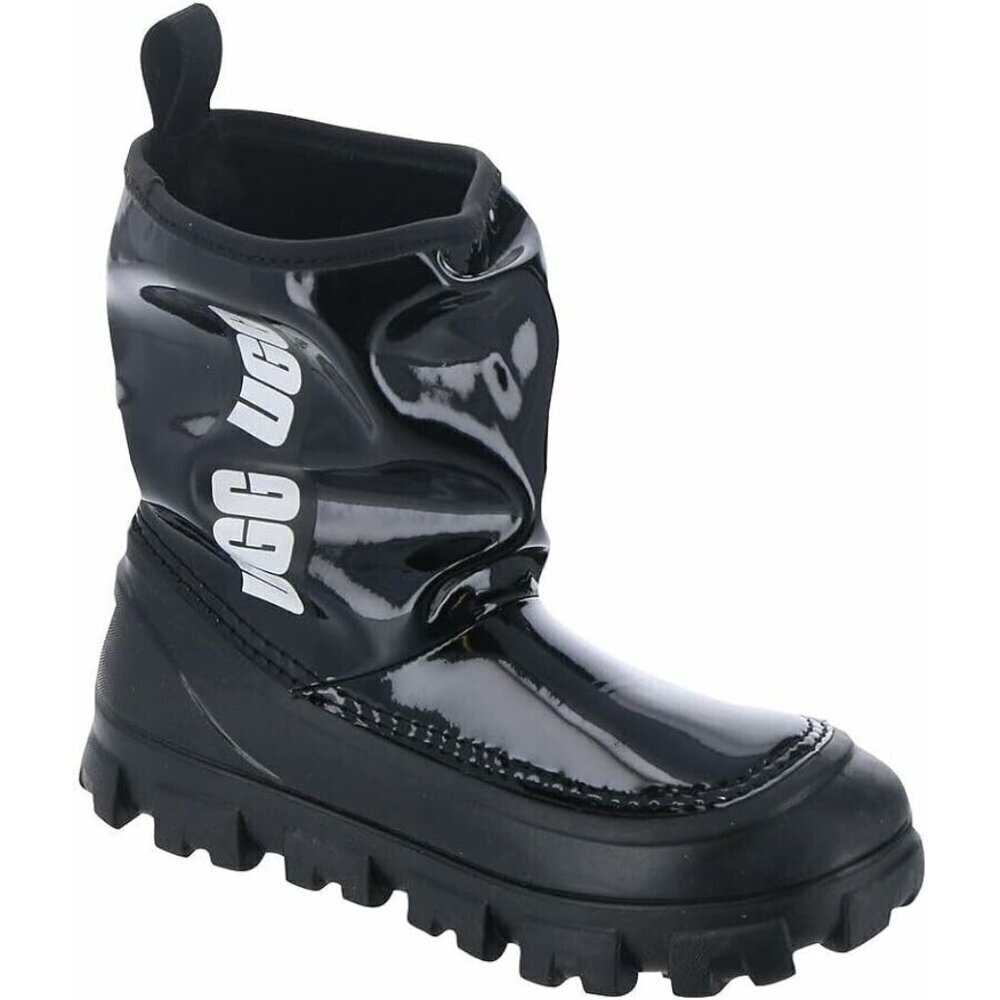 NEW UGG KID'S CLASSIC BRELLAH MINI BOOTS BLACK SZ 4 US - Picture 2 of 9